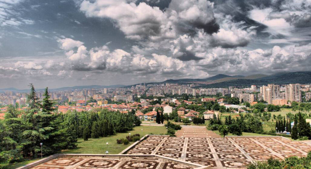View over Stara Zagora