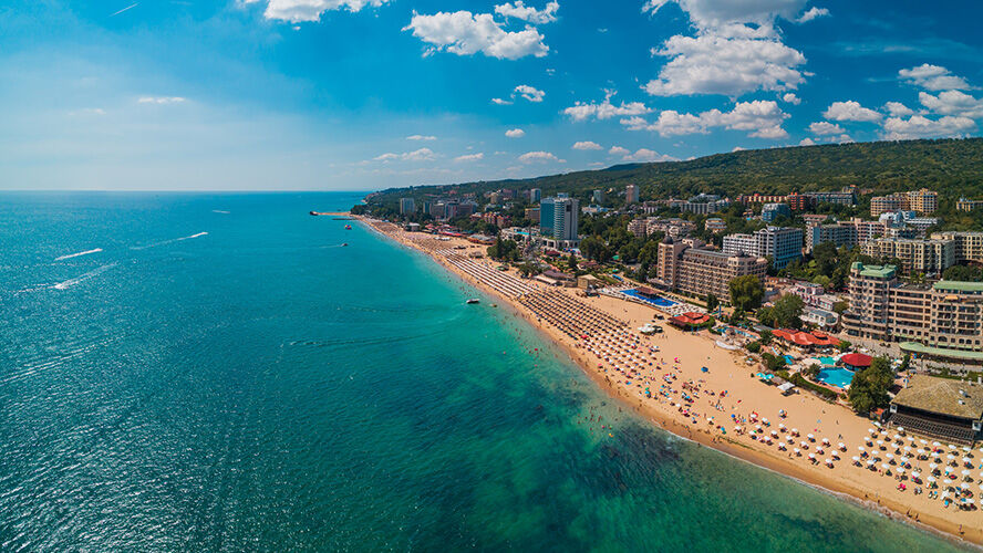 The beach at Varna