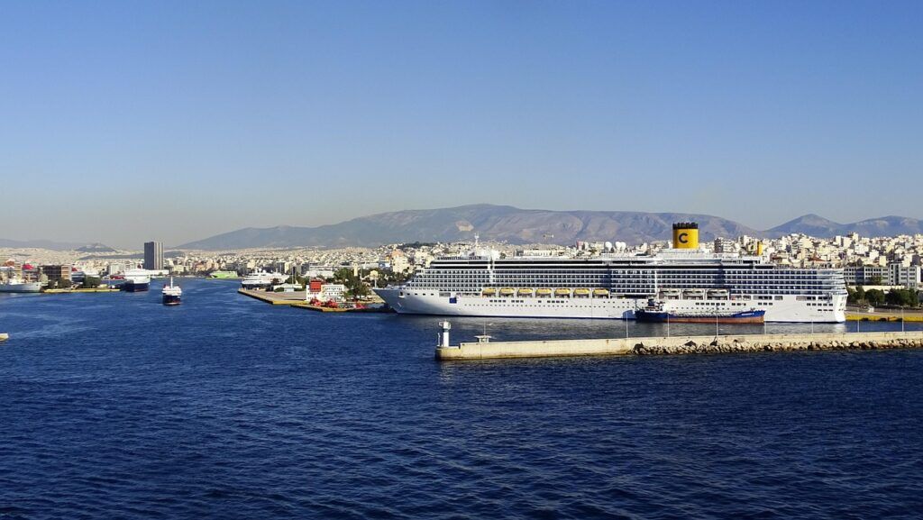 The port of Piraeus